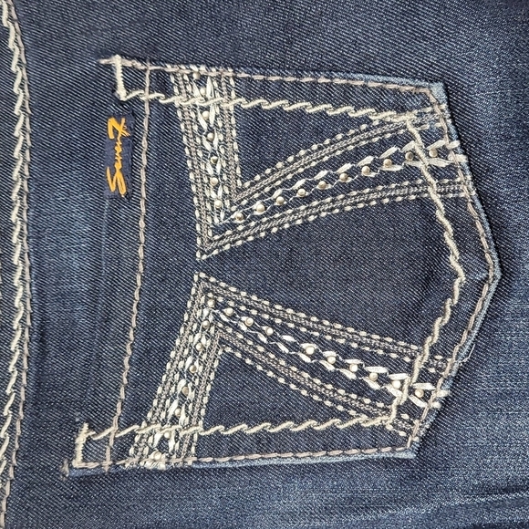 COPY - Seven7* Slimming Straight Jeans* Sz 8 - Picture 2 of 5